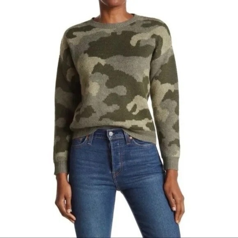 Lucky Brand Jeans Camo Sweater